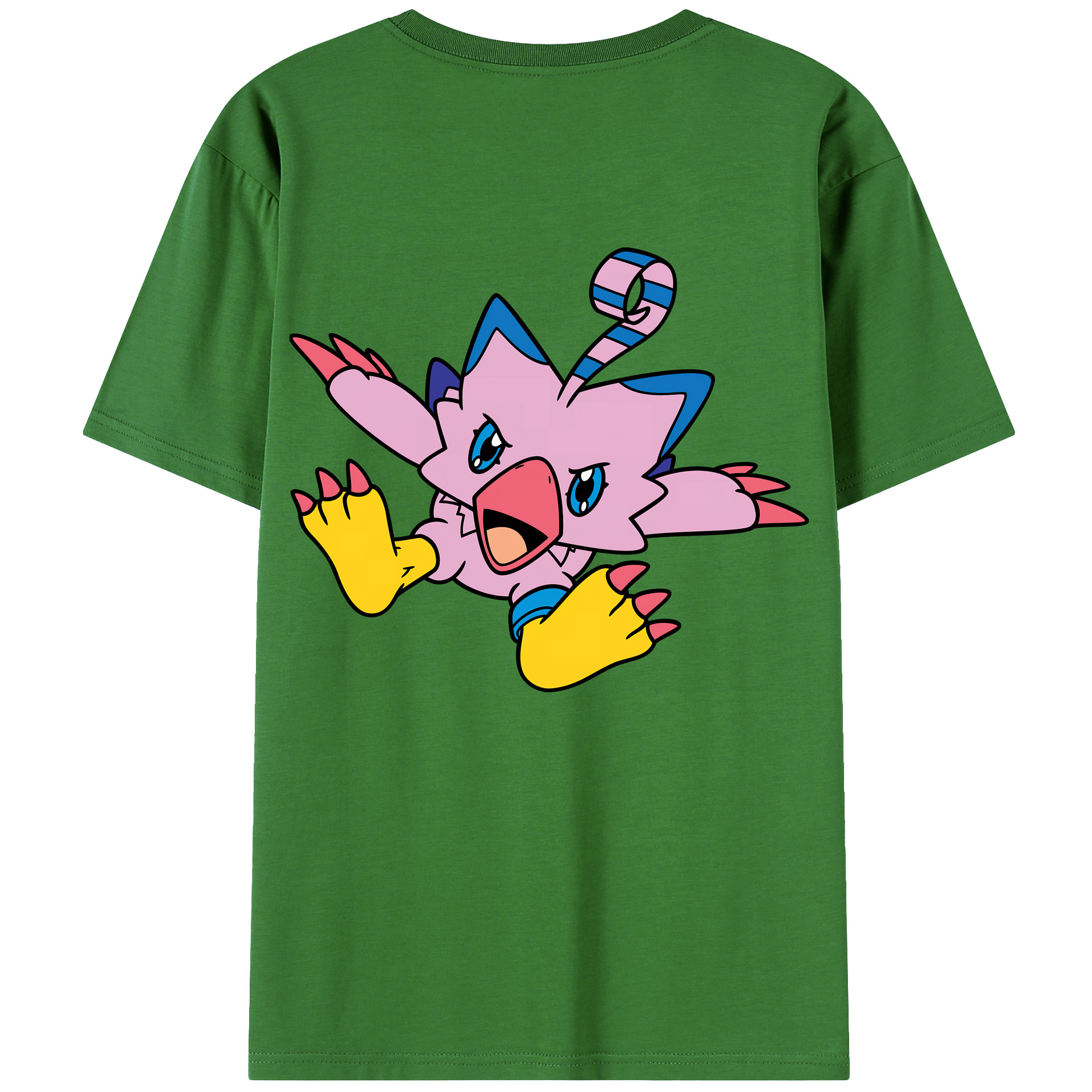 （画像用） Digimon デジタルモンスター/デジモン レディース半袖Tシャツ(バックプリント)